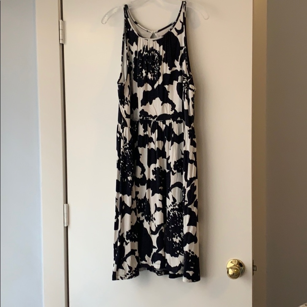 Loft Floral Halter Dress - Size L